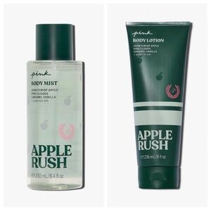 PINK Victoria’s Secret Limited Edition Apple Rush Body Care & Lotion- NWT